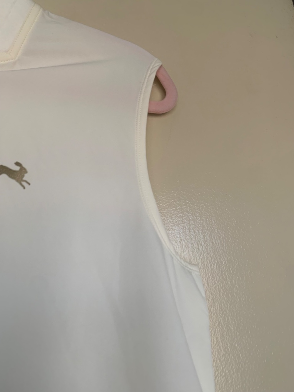 Tracksmith Ivory Beige 1/2 Zip Vest Harbor Shell Top Sz.S Running Athletic Shirt - Picture 5 of 16